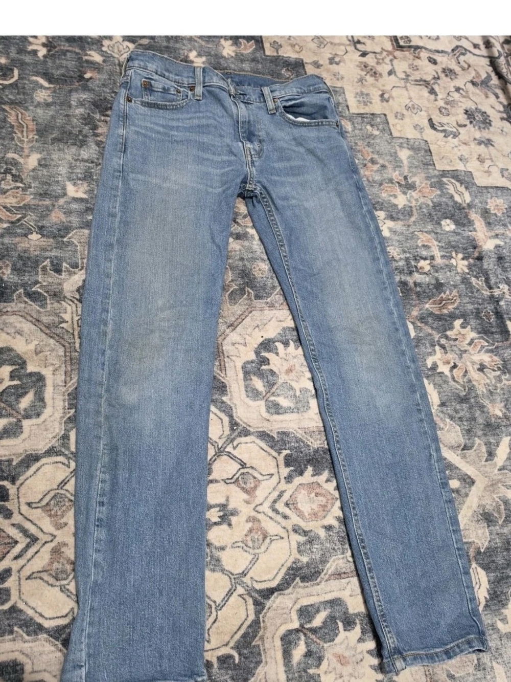 Levi's 513 Medium Blue Slim Straight Jeans Sz 30 X 32